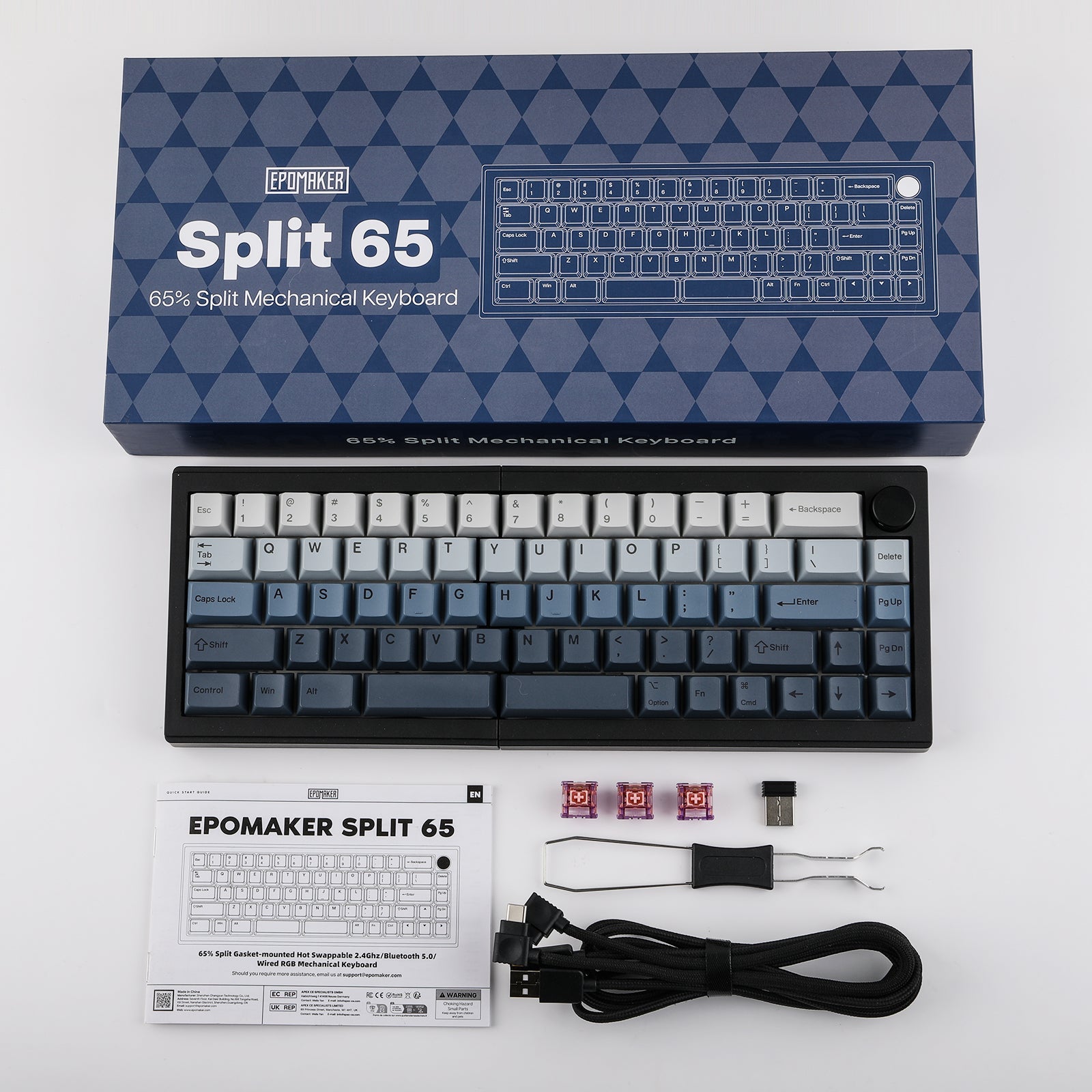 Ergonomic VIA Mechanical keyboard