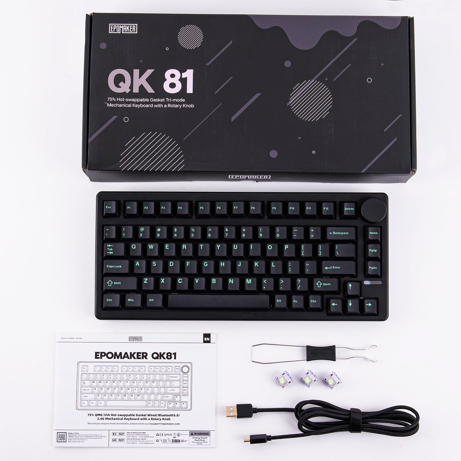 Epomaker QK81 VIA Mechanical Keyboard