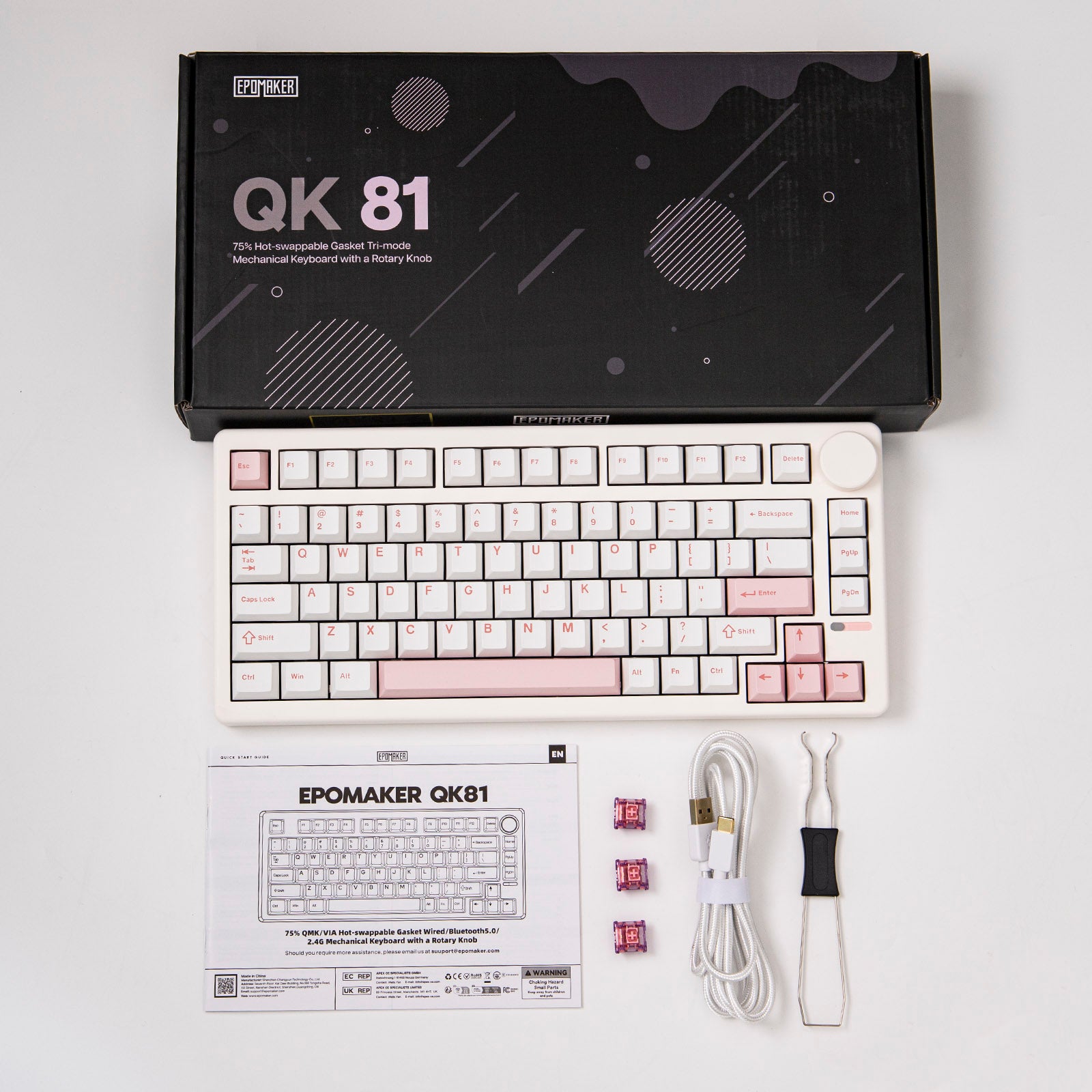 Epomaker QK81 VIA Mechanical Keyboard