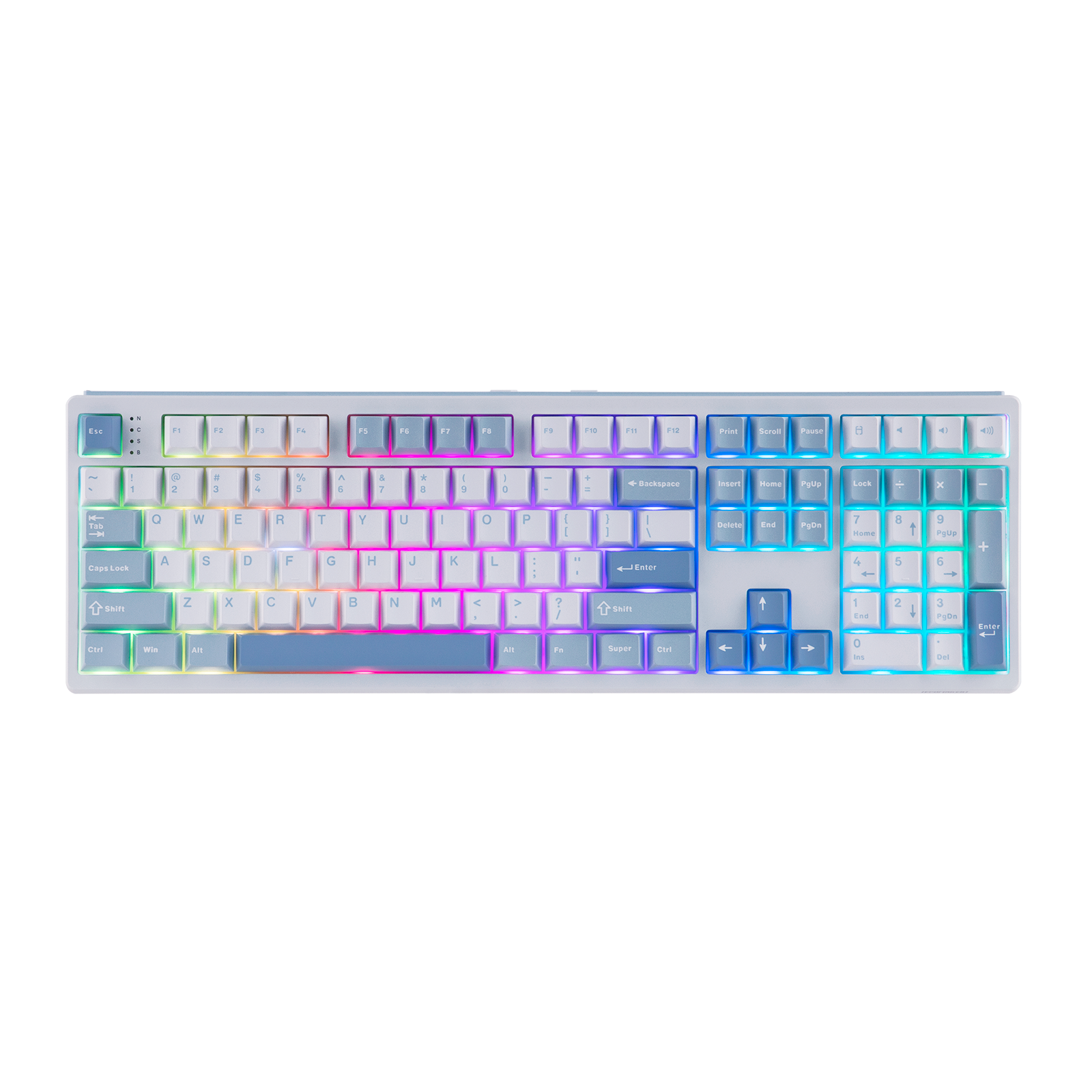 EPOMAKER TH108 100% Full Size Silent Mechanical Keyboard