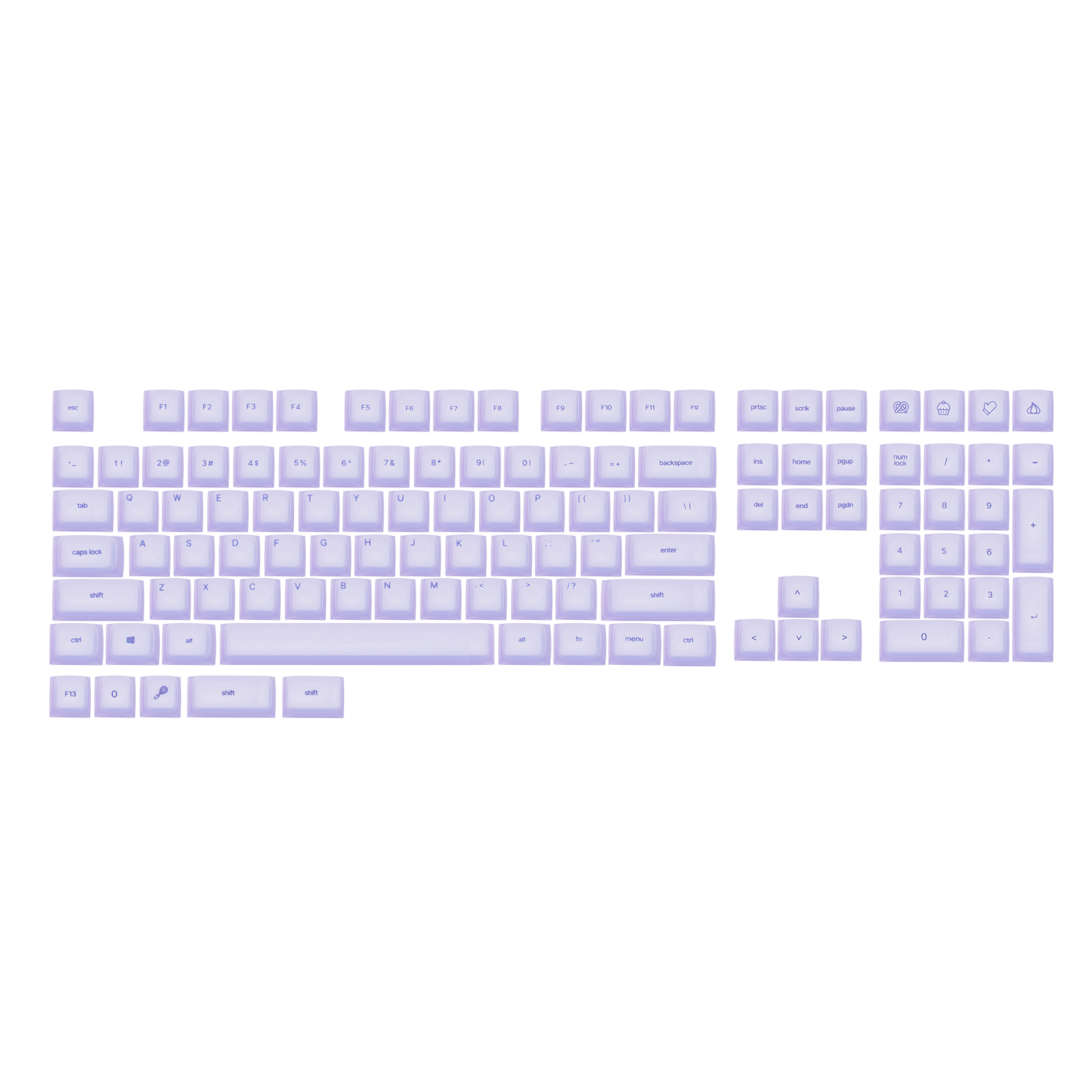 EPOMAKER AegisSil Keycap Set