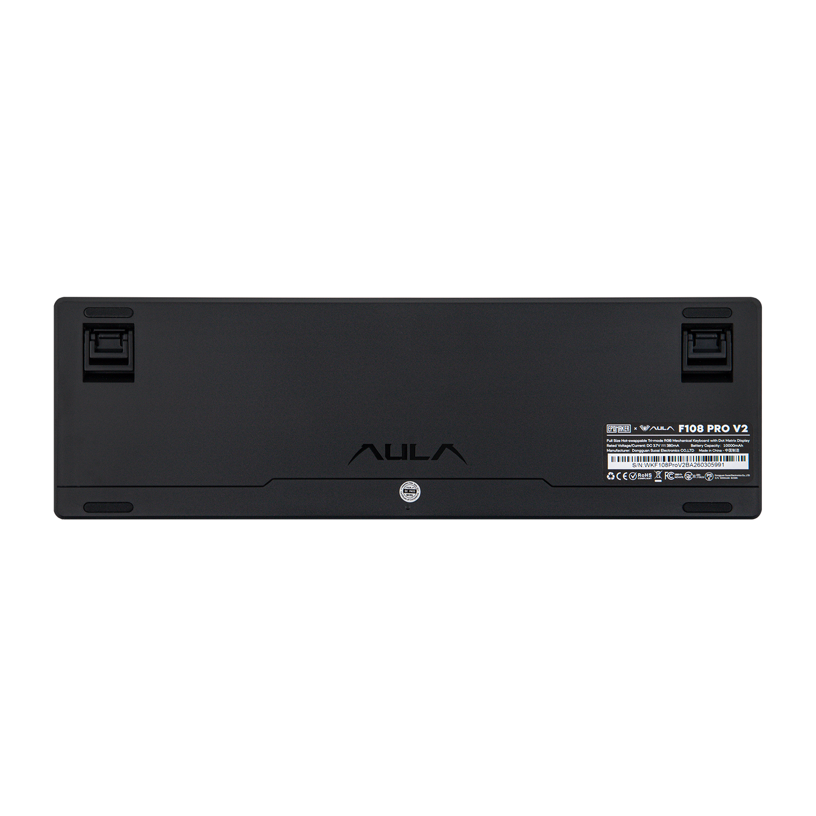 EPOMAKER X AULA F108 PRO V2 100% Full-Size Gasket Hot-Swap-fähige Kabellose Mechanische Gaming-Tastatur