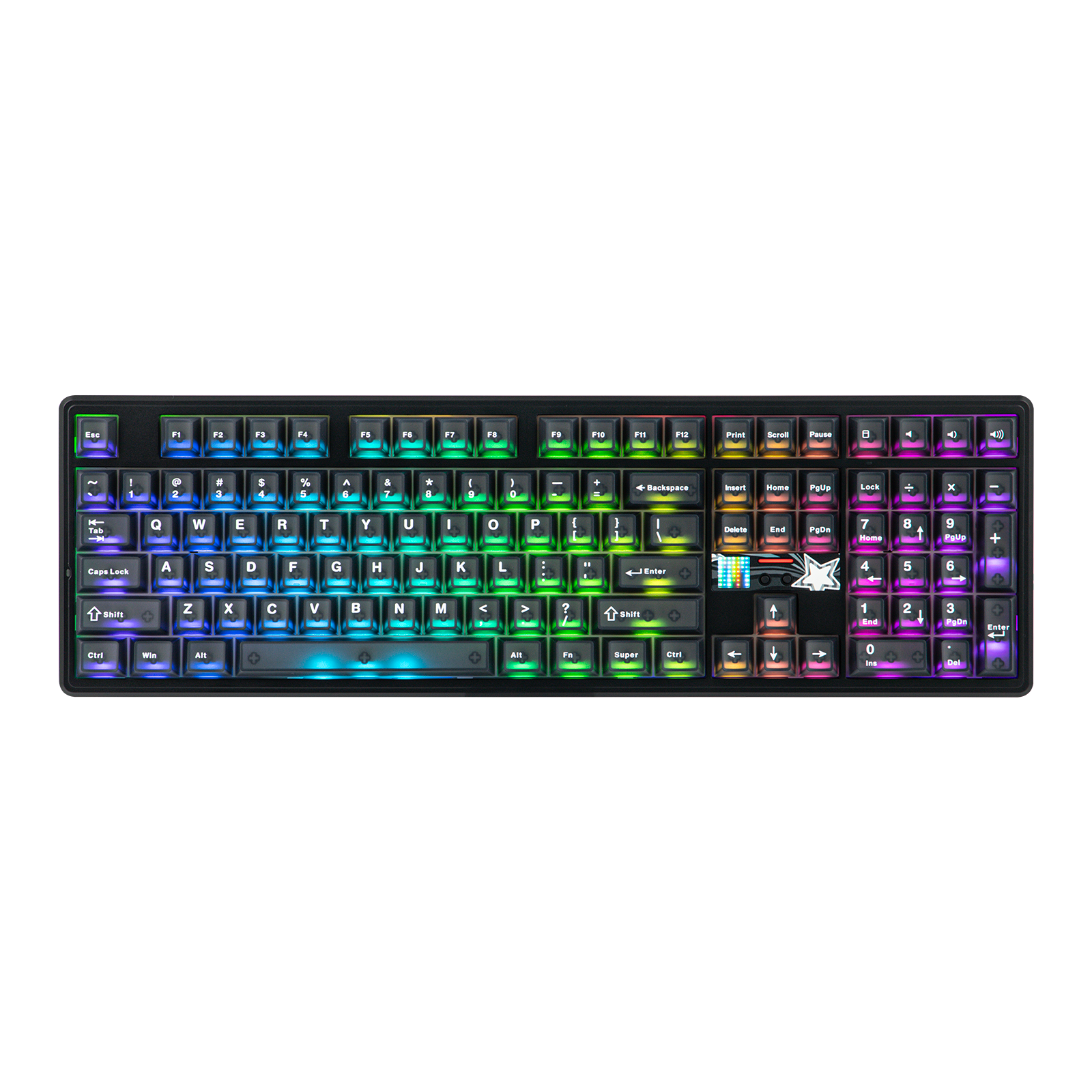 EPOMAKER X AULA F108 PRO V2 100% Full-Size Gasket Hot-Swap-fähige Kabellose Mechanische Gaming-Tastatur