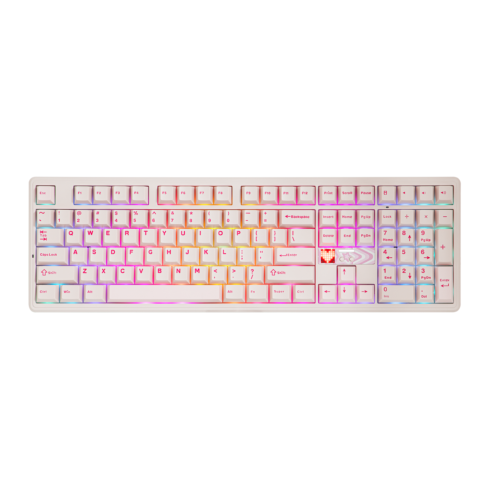 EPOMAKER X AULA F108 PRO V2 100% Full-Size Gasket Hot-Swap-fähige Kabellose Mechanische Gaming-Tastatur