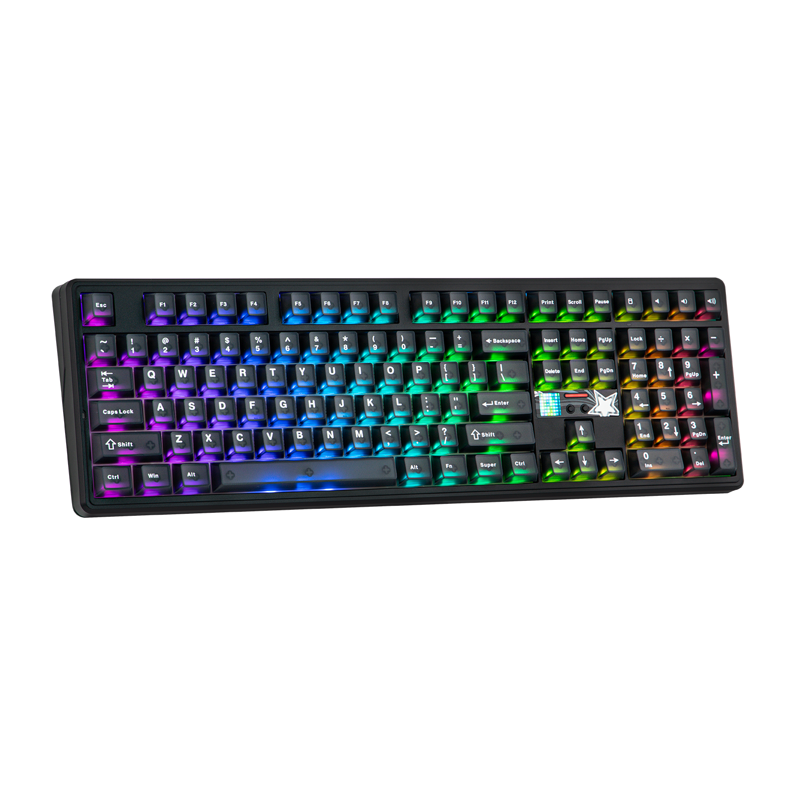 EPOMAKER X AULA F108 PRO V2 100% Full-Size Gasket Hot-Swap-fähige Kabellose Mechanische Gaming-Tastatur