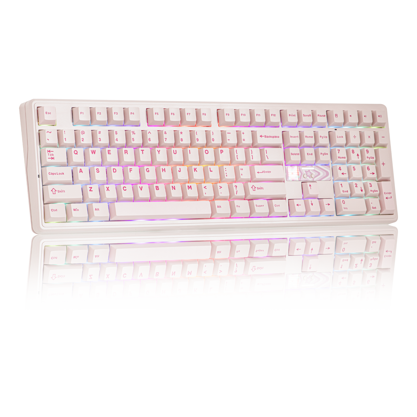 EPOMAKER X AULA F108 PRO V2 100% Full-Size Gasket Hot-Swap-fähige Kabellose Mechanische Gaming-Tastatur