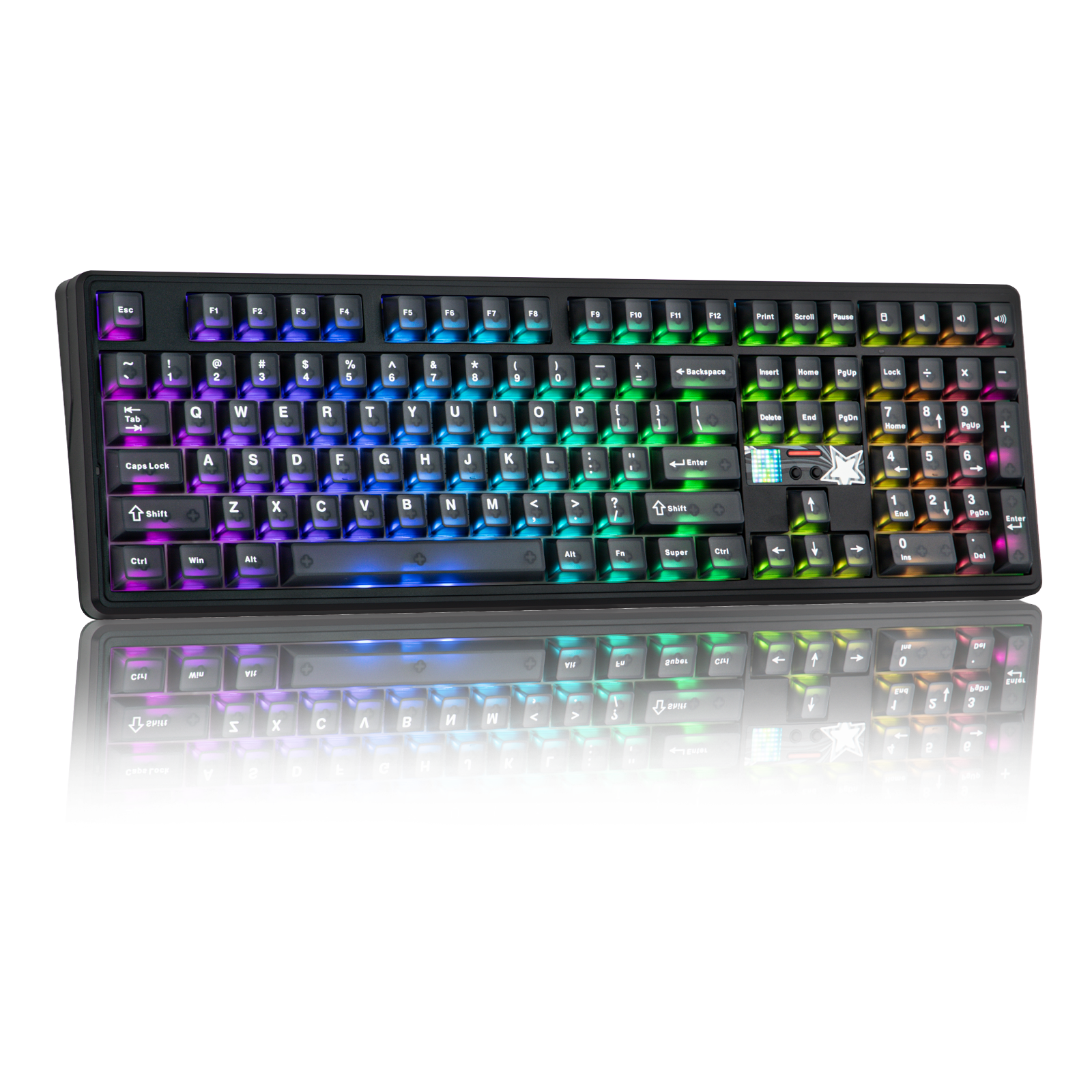 EPOMAKER X AULA F108 PRO V2 100% Full-Size Gasket Hot-Swap-fähige Kabellose Mechanische Gaming-Tastatur