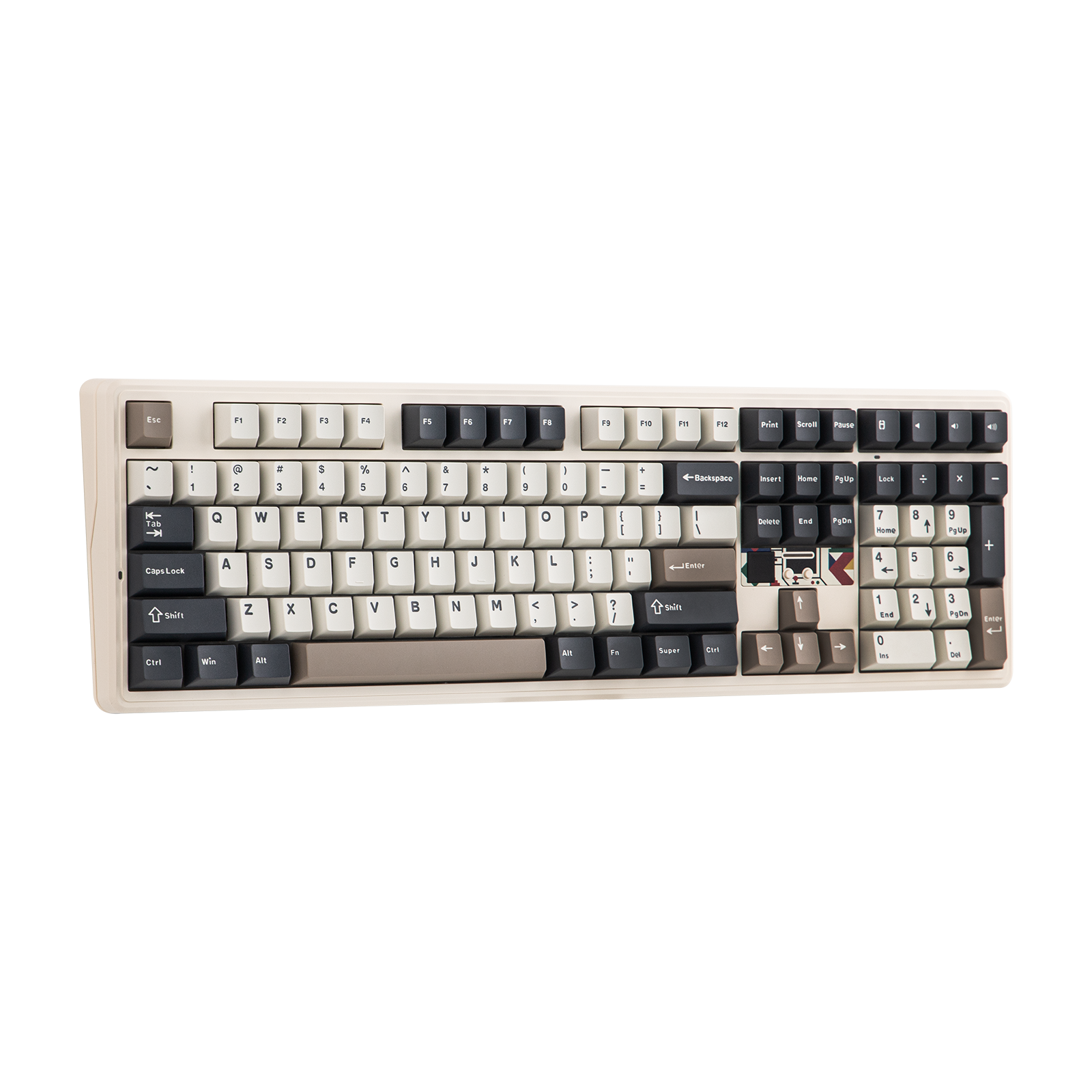 EPOMAKER X AULA F108 PRO V2 100% Full-Size Gasket Hot-Swap-fähige Kabellose Mechanische Gaming-Tastatur
