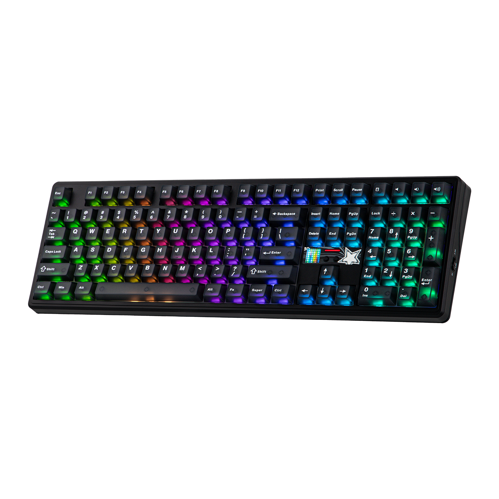 EPOMAKER X AULA F108 PRO V2 100% Full-Size Gasket Hot-Swap-fähige Kabellose Mechanische Gaming-Tastatur