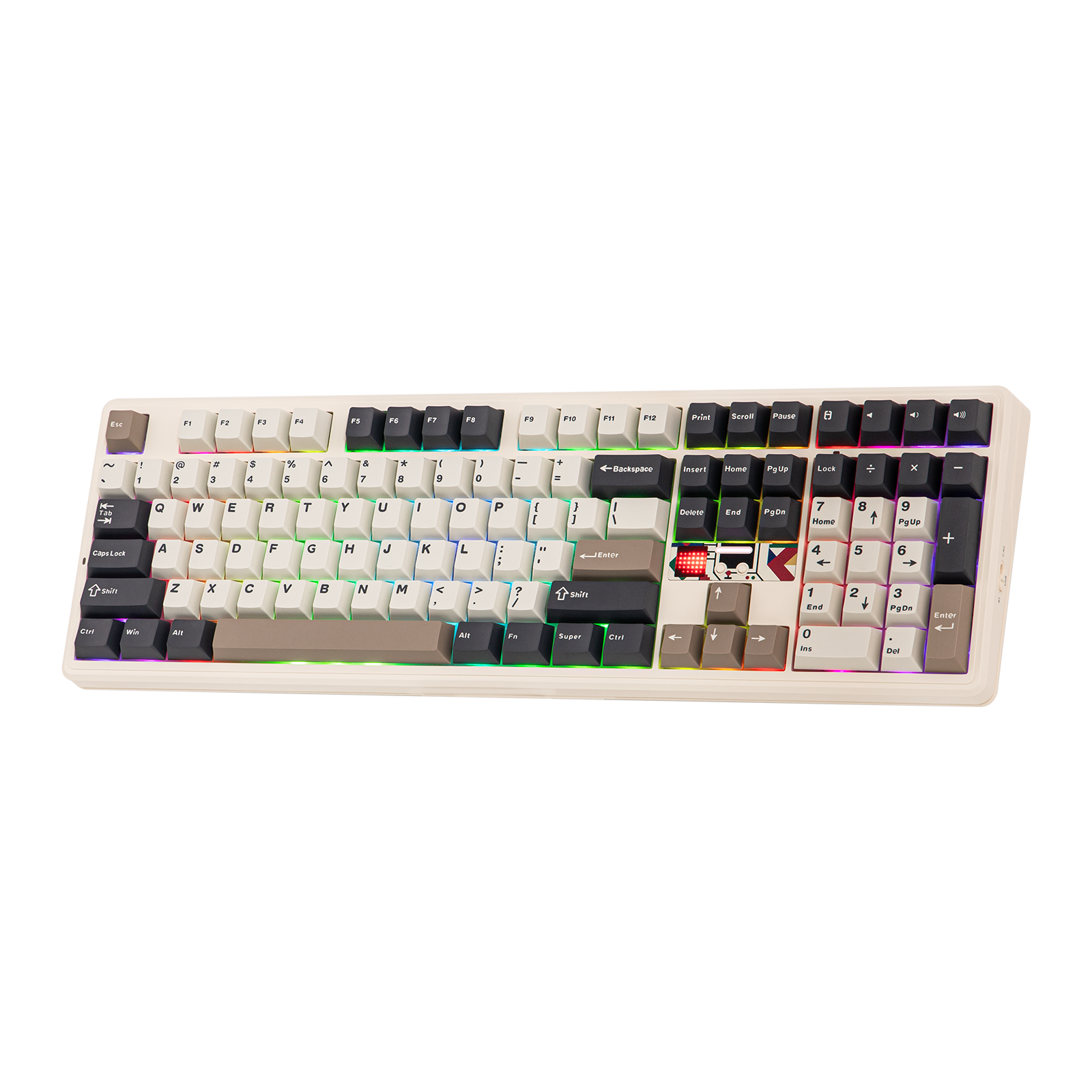 EPOMAKER X AULA F108 PRO V2 100% Full-Size Gasket Hot-Swap-fähige Kabellose Mechanische Gaming-Tastatur
