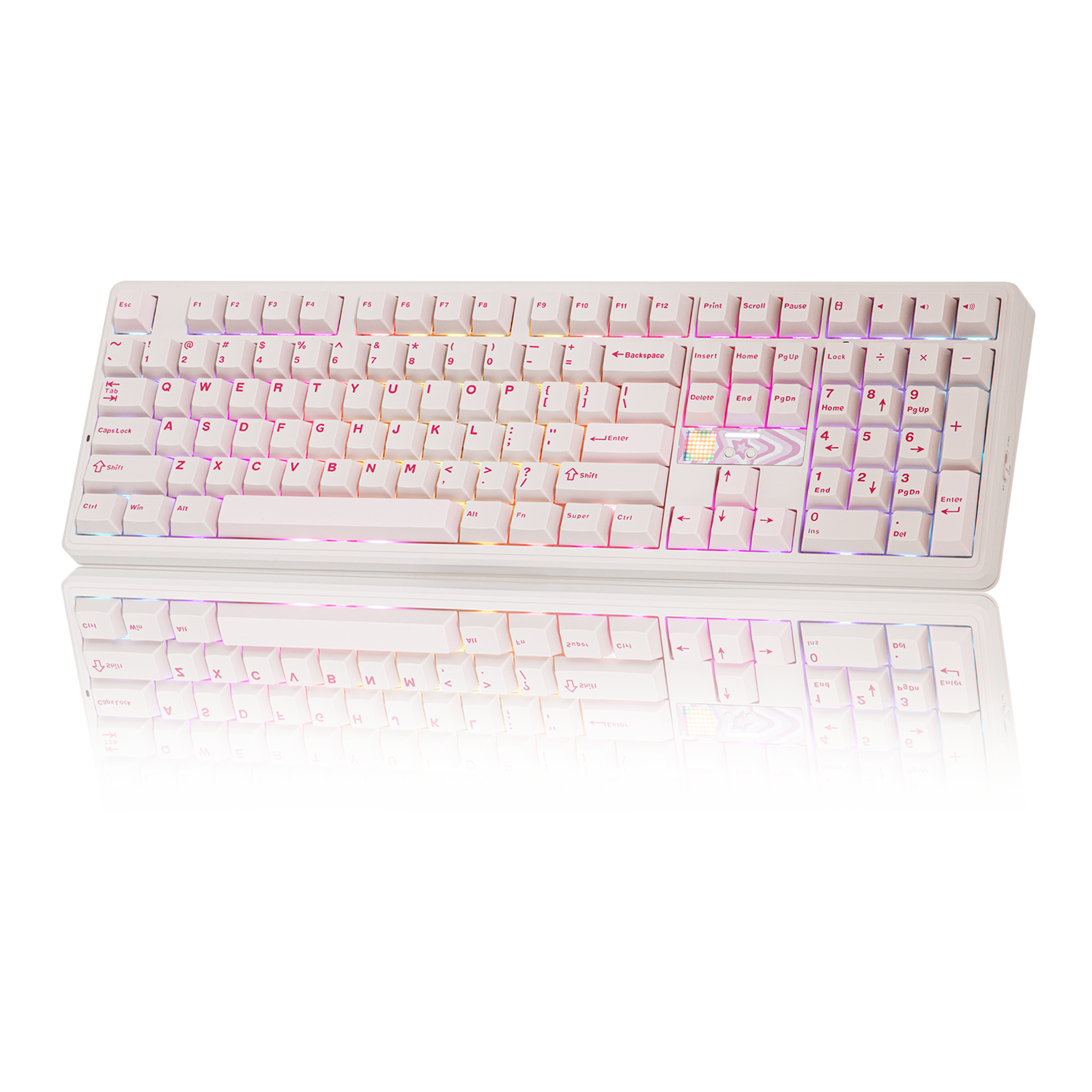 EPOMAKER X AULA F108 PRO V2 100% Full-Size Gasket Hot-Swap-fähige Kabellose Mechanische Gaming-Tastatur