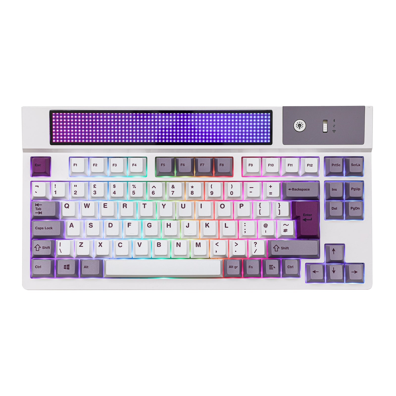 ゲーミングキーボード EPOMAKER DynaTab 75X 白 EPOMAKER DynaTab 75X – epomaker