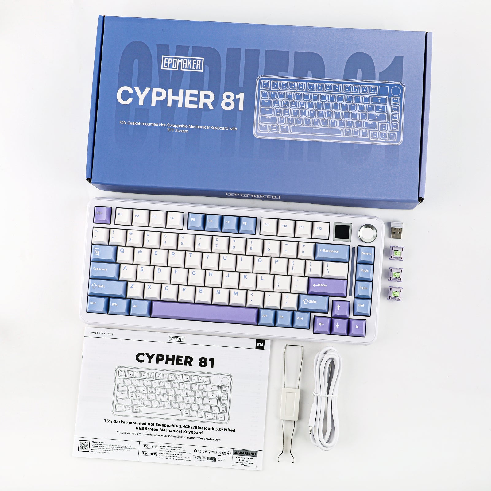 epomaker cypher81 ワイヤレスゲーミングキーボード Amazon.com: EPOMAKER Cypher81 75% Gasket Mechanical Gaming