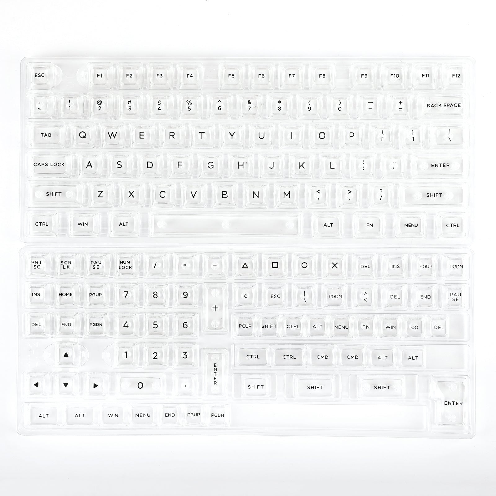 KiiBOOM Transparent PC Keycaps