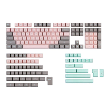 EPOMAKER Blushing Mint Keycaps Set