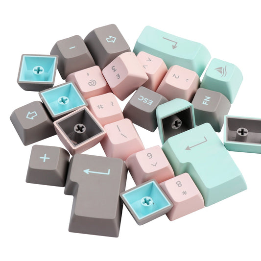 EPOMAKER Blushing Mint Keycaps Set